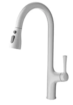 Смеситель для кухни Wonzon & Woghand WW-AE54123-MW матовый белый