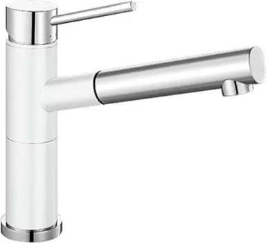 Смеситель для кухонной мойки Blanco Alta белый, хром (515327)