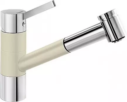 Смеситель для кухонной мойки Blanco Tivo бежевый, хром (517614)