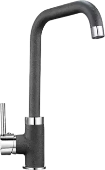 Смеситель для кухонной мойки Granula GR-0041 графит серый