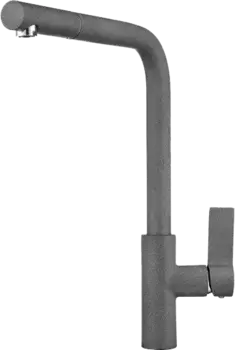 Смеситель для кухонной мойки Granula GR-2502 графит серый