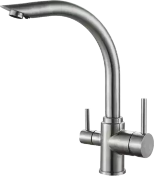 Смеситель для кухонной мойки Haiba HB70304 сталь