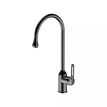 Смеситель для кухонной мойки Haiba HB71825-3 оружейная сталь