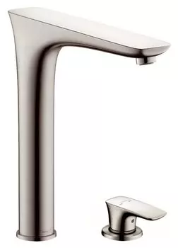 Смеситель для кухонной мойки Hansgrohe черный металлик (15812800)