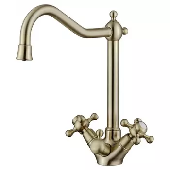 Смеситель для кухни Kaiser Carlson Style 44333-1 с подключением к фильтру бронза
