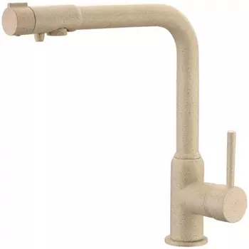 Смеситель для кухни Kaiser Teka 13044-4 с подключением к фильтру бежевый, песочный мрамор