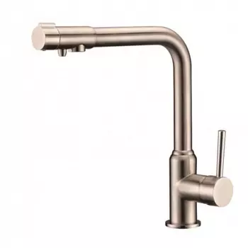 Смеситель для кухни Kaiser Teka 13044-5 с подключением к фильтру сталь матовая, никель