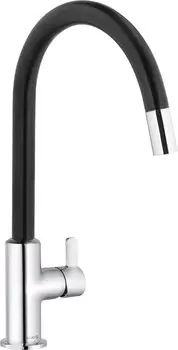 Смеситель для кухонной мойки Kludi Bingo star хром, черный (468518778)