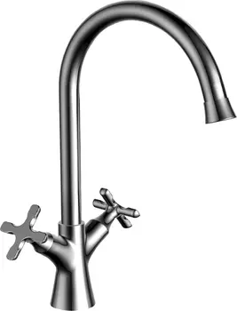 Смеситель для кухонной мойки Lemark Duetto хром (LM5704C)