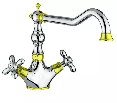 Смеситель для кухни Migliore Princeton Plus 18262 хром, золото