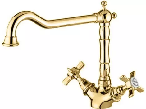 Смеситель для кухонной мойки Migliore Princeton 18279 золотой