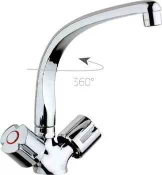 Смеситель для кухни Paini Tevere 10CR571FFQLMKM хром