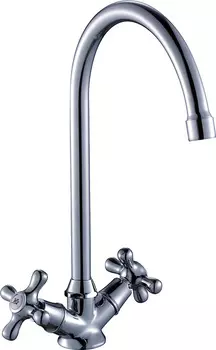 Смеситель для кухонной мойки Rossinka H02-72 хром