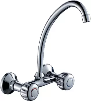 Смеситель для кухонной мойки Rossinka хром (K02-73)