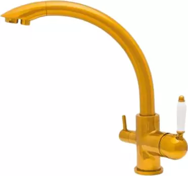 Смеситель для кухонной мойки Seaman SSL-5382 золото (SSL-5382-Sun)