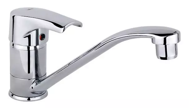 Смеситель для кухонной мойки Timo Uta хром (0093F)