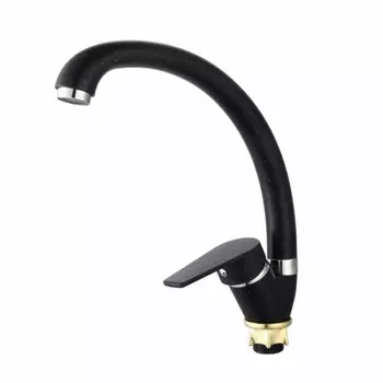 Смеситель для кухни Viko V-3024 черный мрамор