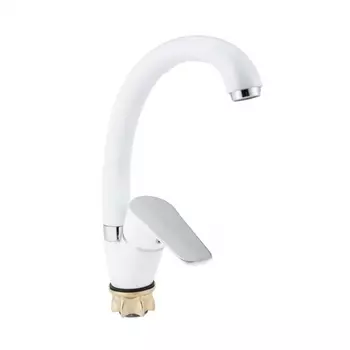 Смеситель для кухни Viko V-4144 белый, хром