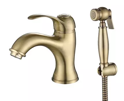 Смеситель для раковины Aksy Bagno Biti Light бронза (322L bronze)