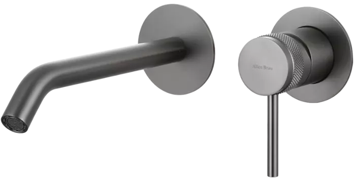 Смеситель для раковины Allen Brau Priority 5.31A03-MG С ВНУТРЕННЕЙ ЧАСТЬЮ, брашированный графит