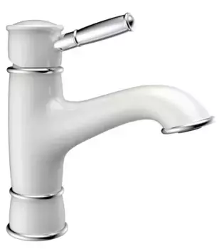 Смеситель для раковины AltroBagno Beatrice Duo белый хром