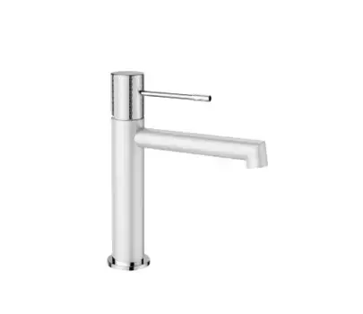 Смеситель для раковины AltroBagno Intento 0132 BiOp матовый белый