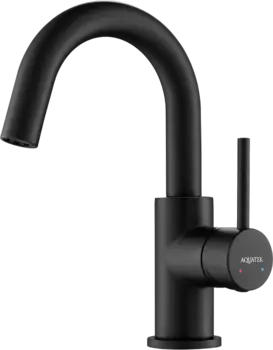 Смеситель для раковины AQUATEK Европа AQ1307MB матовый черный