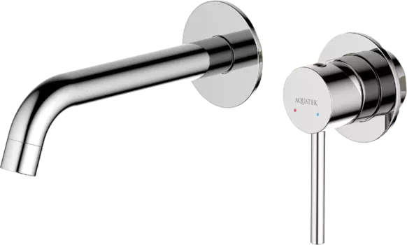 Смеситель для раковины AQUATEK Европа AQ1313CR С ВНУТРЕННЕЙ ЧАСТЬЮ, хром