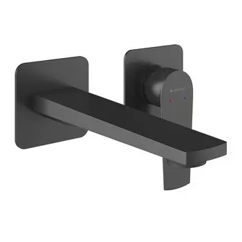 Смеситель для раковины Aqueduto Linha LIN0445 С ВНУТРЕННЕЙ ЧАСТЬЮ, оружейная сталь