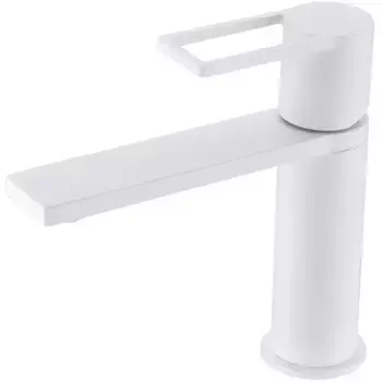 Смеситель для раковины beWash Element BVMM3BS700 белый матовый