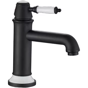 Смеситель для раковины Boch Mann Marbella черный - белый матовый