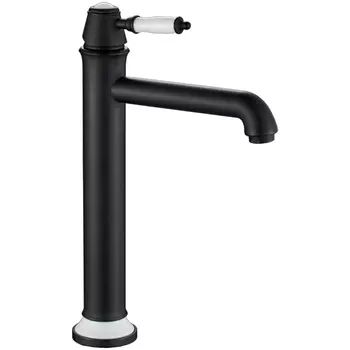 Смеситель для раковины Boch Mann Marbella XL черный- белый матовый