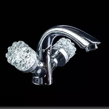 Смеситель для раковины Boheme crystal хром глянцевый