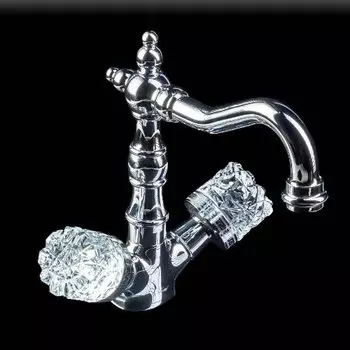 Смеситель для раковины Boheme crystal хром глянцевый
