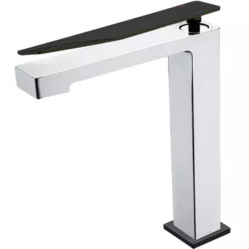 Смеситель для раковины Boheme Q хром с черным