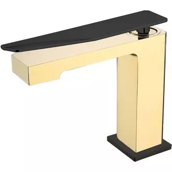 Смеситель для раковины Boheme Q золото - черный