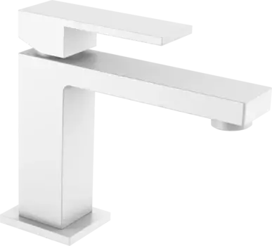 Смеситель для раковины Boheme Qubic 471-MW matt white