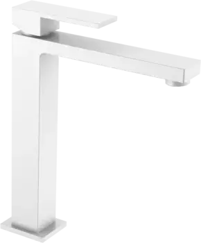 Смеситель для раковины Boheme Qubic 472-MW matt white