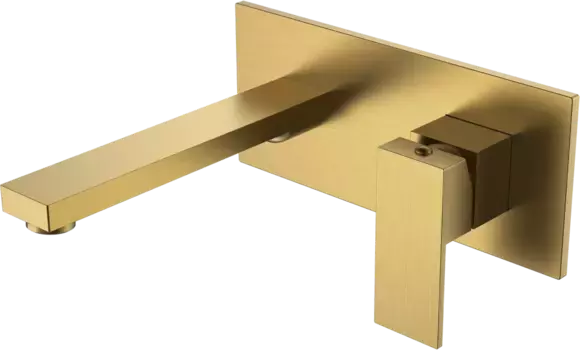 Смеситель для раковины Boheme Qubic 475-BR С ВНУТРЕННЕЙ ЧАСТЬЮ, bronze