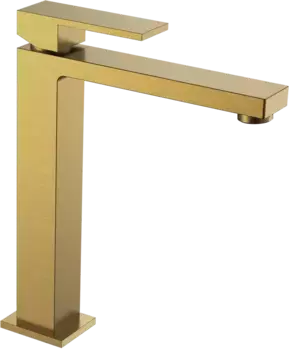 Смеситель для раковины Boheme Qubic 472-BR bronze