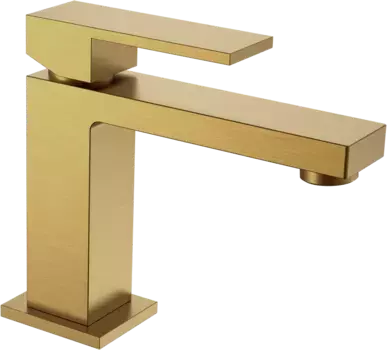 Смеситель для раковины Boheme Qubic 471-BR bronze