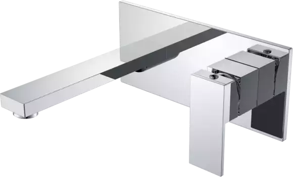 Смеситель для раковины Boheme Qubic 475-CR С ВНУТРЕННЕЙ ЧАСТЬЮ, chrome