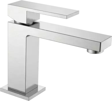 Смеситель для раковины Boheme Qubic 471-NB brushed nickel