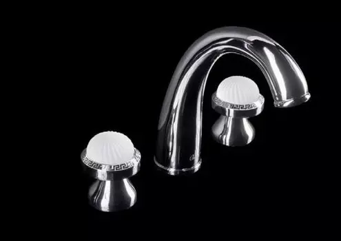 Смеситель для раковины Boheme Satine хром глянцевый