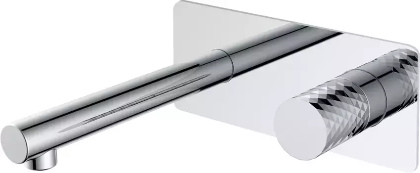 Смеситель для раковины Boheme Stick c ручкой Diamond, хром глянцевый