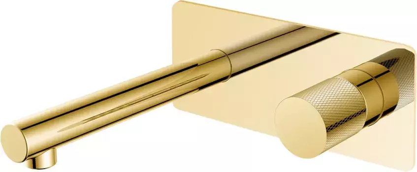 Смеситель для раковины Boheme Stick 125-GG.2 С ВНУТРЕННЕЙ ЧАСТЬЮ, gold, touch gold