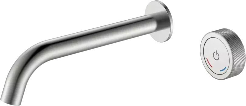 Смеситель для раковины Boheme Tech 158/2-NB С ВНУТРЕННЕЙ ЧАСТЬЮ, nikel brush
