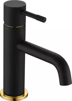 Смеситель для раковины Boheme Uno 461-BG black gold