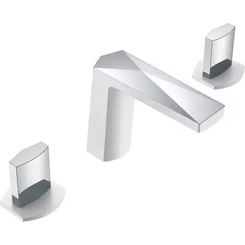 Смеситель для раковины Boheme Venturo 150-WCR-ICE белый, хром