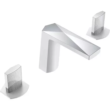 Смеситель для раковины Boheme Venturo 150-WCR-TOUCH белый, хром